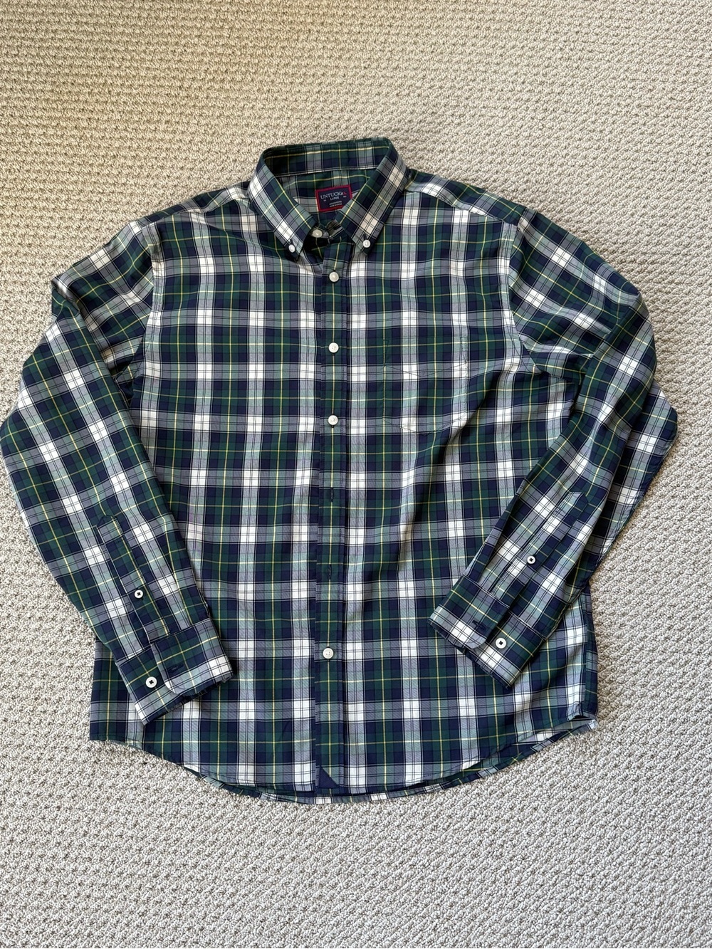 UNTUCKit Plaid Button-Down Shirt